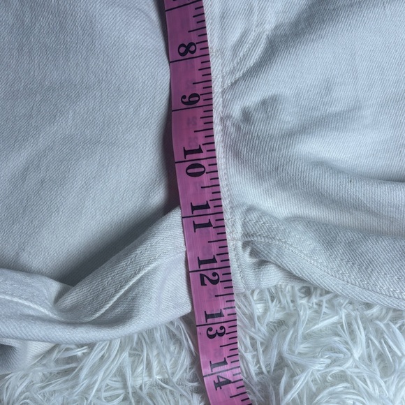 Frank & Eileen Monaghan Mom Jeans High Rise Straight Leg Crop Raw Hem - Picture 9 of 11